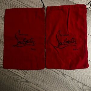 Christian Louboutin Signature Red Shoe Bags